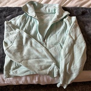 Lululemon Heathered Mint Scuba Funnel XS/S